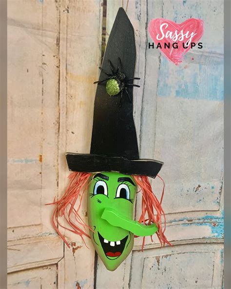 Witch Door Hanger Witch Wall Decor Halloween Door Hanger | Etsy