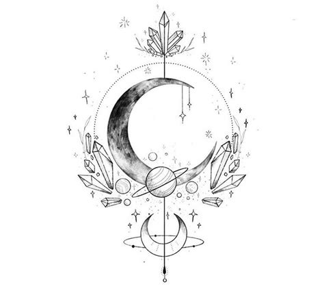 Pin by Kayleigh Harris on Tattoo Ideas | Mystical tattoos, Moon tattoo designs, Celestial tattoo