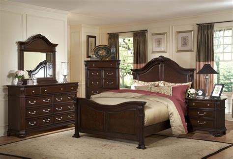 New Classic® Furniture Emilie 4 Piece Tudor Brown Queen Panel Bedroom ...