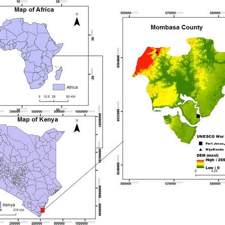 Location of Mombasa County in Kenya | Download Scientific Diagram