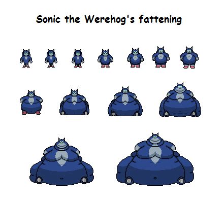 Sonic the Werehog's fattening by Effra-Bulbizarre on DeviantArt