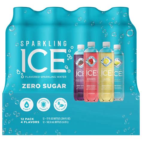 Sparkling Ice Zero Sugar Flavored Sparkling Water Variety Pack 17 oz ...
