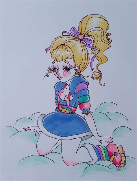 Rainbow Brite Fan Art Illustration Prints by SquidsGrotto on Etsy