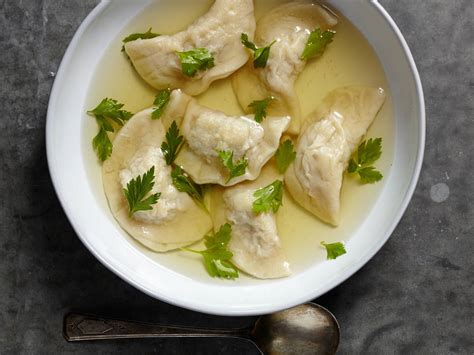 Pelmeni Dumplings in Chicken Broth | Saveur