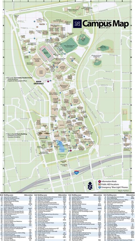 Unr Campus Map Pdf - Draw A Topographic Map