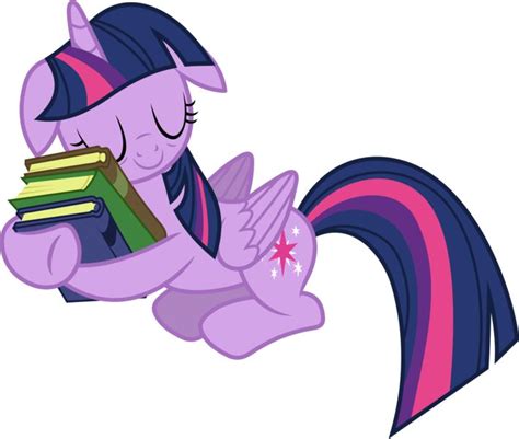 Princess Twilight Sparkle Sleeping on Books