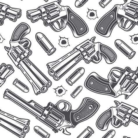 Guns seamless background 5364304 Vector Art at Vecteezy