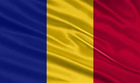 Premium Vector | Romania flag design. Waving Romania flag made of satin ...