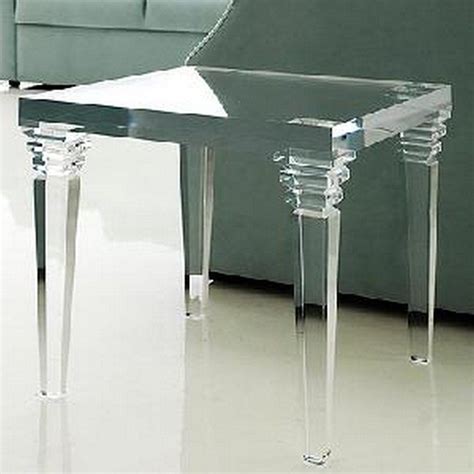 73 Unique, Luxury and Elegant Transparent Glass Table Furniture Ideas | Acrylic furniture ...