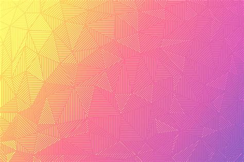 Vibrant color gradient triangles with lines and dots 1166054 Vector Art at Vecteezy