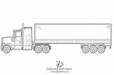 Truck Coloring Pages FREE 2025  And Learn sketch template