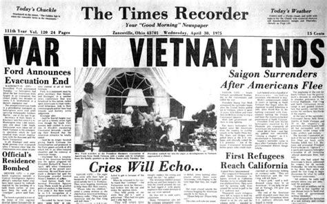 Vietnam War ends: Saigon government surrenders (1975) - Click Americana