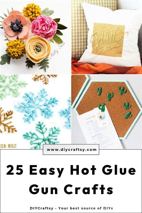 25 DIY Hot Glue Gun Crafts and Projects - DIY Crafts