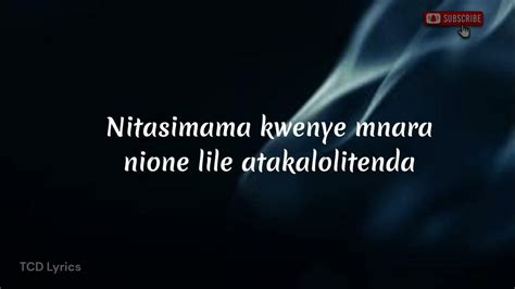 Nitasimama kwenye mnara (Lyrics Video) - YouTube