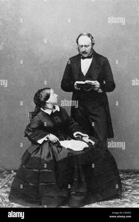 Queen Victoria with her husband Albert of Saxe-Coburg and Gotha Stock ...