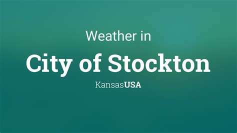 Weather for City of Stockton, Kansas, USA