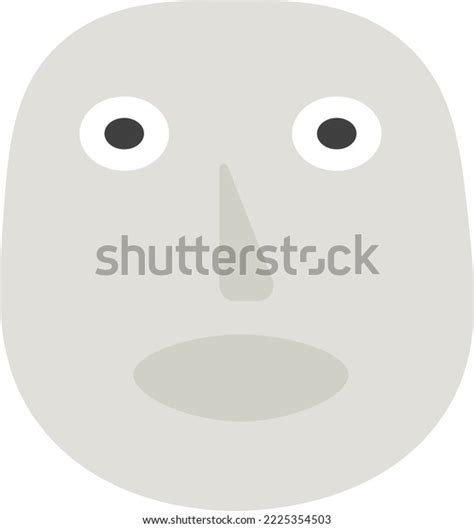 This Simple Face Emoji Stock Illustration 2225354503 | Shutterstock