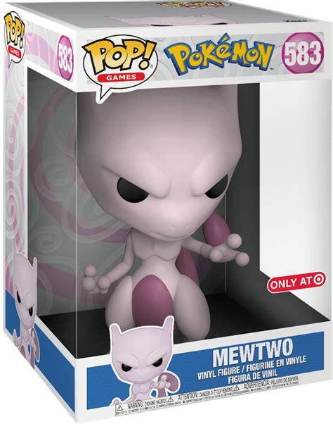 Funko Pop! Games Pokemon Mewtwo 10 inch Target Exclusive Figure #583