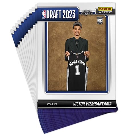 2023-24 Panini Instant NBA Draft Night Checklist, Set Info, Order