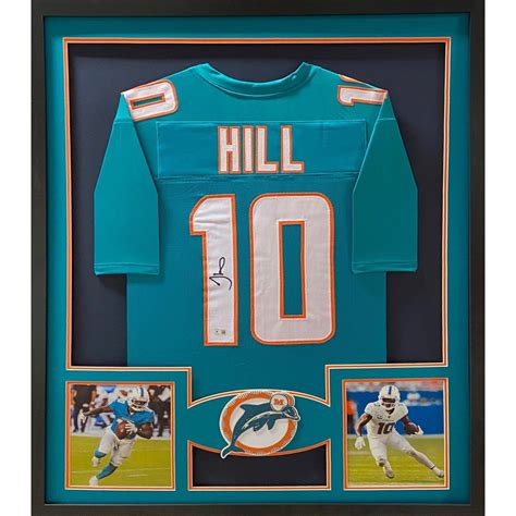 Tyreek Hill Autographed Signed Framed Jersey Beckett Miami Dolphins