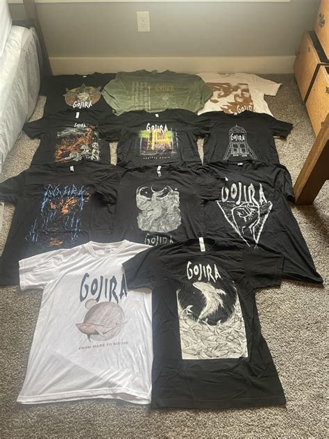 My Gojira shirt collection : r/gojira