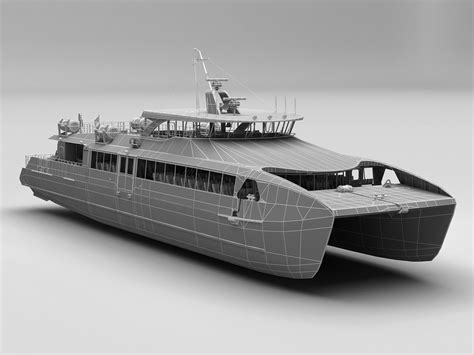 ArtStation - Red Jet 7 Passenger ferry | Resources