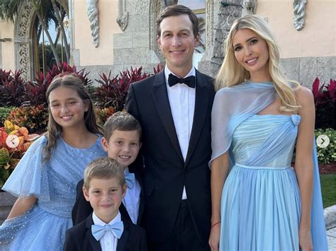 Ivanka Trump Matched Family in Blue Gown at Tiffany Trump's Wedding