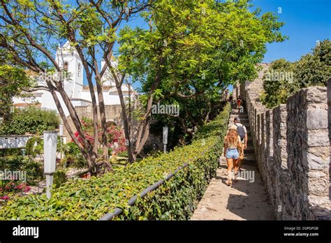 Portugal, Algarve, Tavira, the old town, castle (castelo) of Tavira Stock Photo - Alamy