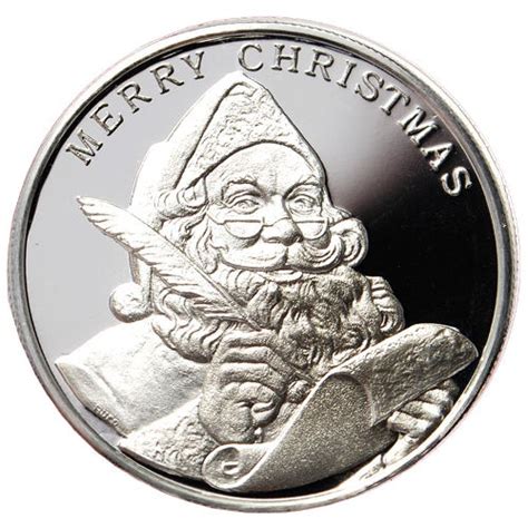 Buy 1 oz HM Christmas Silver Rounds (.999, New) - Silver.com