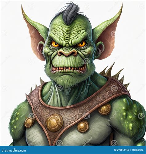 Fantasy style ogre stock illustration. Illustration of digital - 293661452