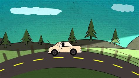 2D Car Animation Test - YouTube