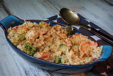 Garlic Shrimp Casserole Recipe | Alton Brown