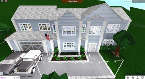 Bloxburg 2 story house layout