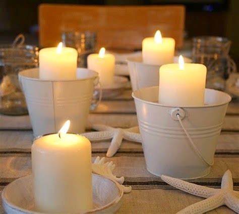 18 Coastal Candle Centerpieces for a Festive Table - Coastal Decor ...