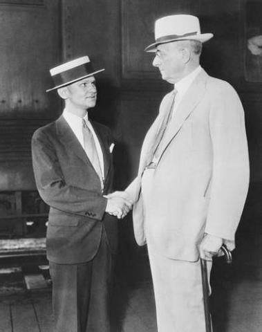 Melvin Purvis - Congratulated on Dillinger Capture