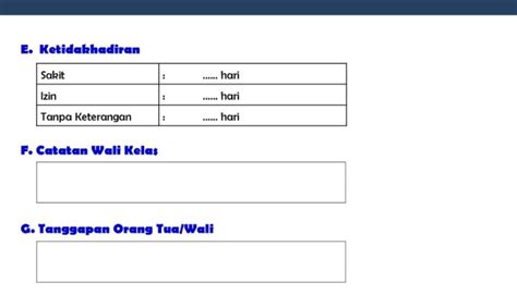 100+ Catatan Wali Kelas di Raport Kurikulum 2013/K13 [SD, SMP, SMA]