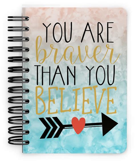 Custom Inspirational Quotes Spiral Notebook - 5x7 | YouCustomizeIt