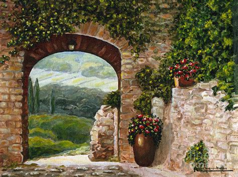 Tuscan Arch Painting by Italian Art