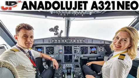 Airbus A321neo Cockpit Anadolujet by Turkish Airlines to Antalya ...