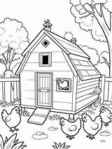 Explore 20  Chicken Coloring Pages For Kids Coloringpagesforkidsnet sketch template