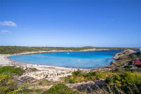 Son Parc Beach in Menorca, Spain Stock Image - Image of park ...