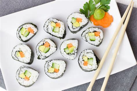 Vegetable "Sushi" Roll - Gluten-Free Blueprint