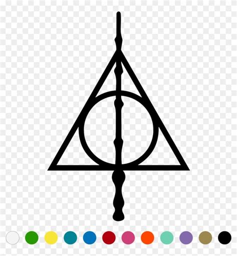 Deathly Hallows Symbol, Harry Potter Deathly Hallows, Harry Potter Symbols, Harry Potter Art ...