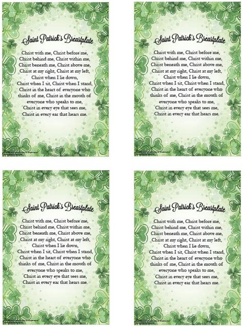 Prayer Of St Patrick Printable - Printable Word Searches