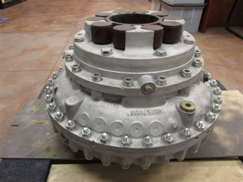 422TVG: VOITH TURBO, FLUID COUPLING WITH STRAIGHT BORE SIZE 3-3/8 INCH. NUMBERS INCLUDED ON ITEM ...