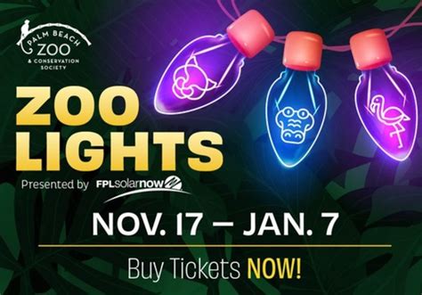 Zoo Lights Returns to Palm Beach Zoo & Conservation Society | Macaroni KID Palm Beach Gardens ...