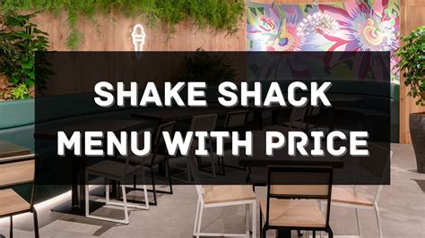 Shake Shack Menu with Price 2024 Singapore [UPDATED]