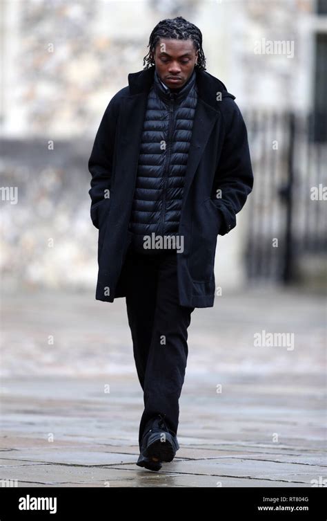 Ceon Broughton arrives at Winchester Crown Court where he is charged in ...