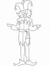 Jester Pages Cliparts Coloring Colouring Sheets Library Clipart  sketch template