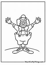 Circus Clowns Coloring Pages sketch template